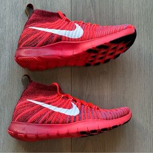 Nike Shoes Mens Size 7.5 Free Train Force Flyknit Training Sneaker Red